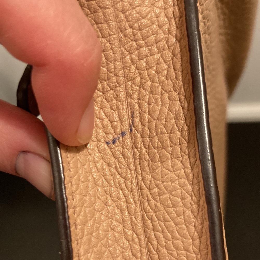Coach vintage Anna fold over convertible crossbody in beige GVU some small stain - Picture 11 of 15